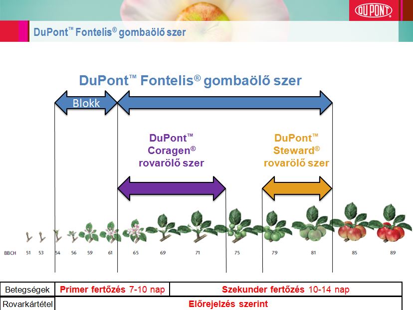 F&oacute;kuszban az eg&eacute;szs&eacute;ges alma! &ndash; DuPont&trade; Fontelis&reg; gomba&ouml;lő szer