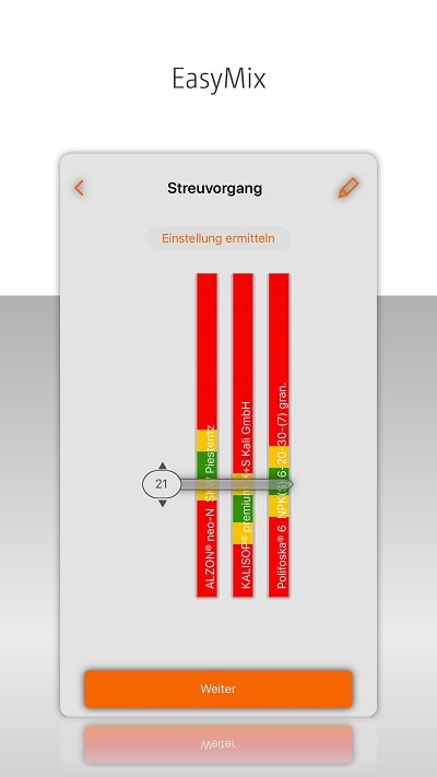 mySpreader App EasyMix