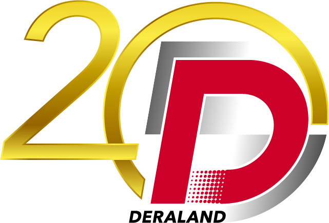 deraland logo jubileumi