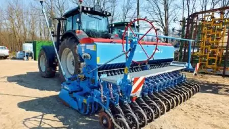 Lemken Zirkon–Saphir forgóborona-gabonavetőgép kombináció – A legjobb anyagból