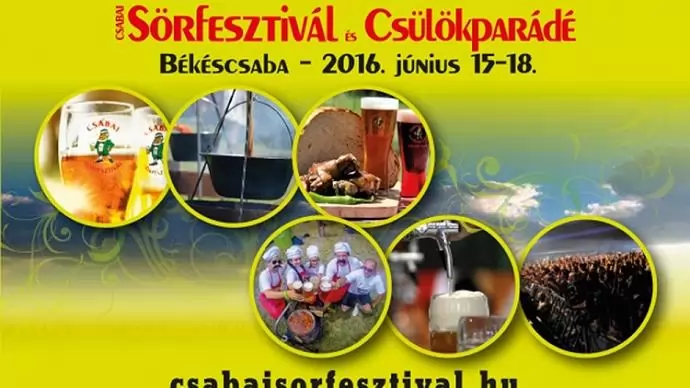 Százfajta sör lesz idén a Csabai Sörfesztivál és Csülökparádén