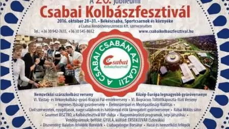 Ismét kolbászfesztivál lesz Békéscsabán