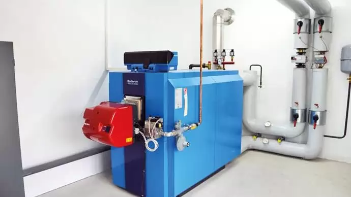 Falusi távfűtés Dollnsteinben