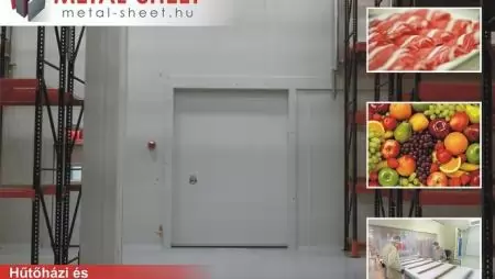 Élelmiszeripari célú szendvicspanelek a Metál-Sheet Kft.-től