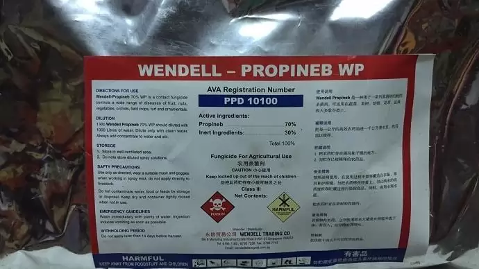 A propineb engedélyét nem hosszabbítja meg az Európai Unió