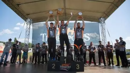 Juhász István a sportfavágás nemzeti bajnoka