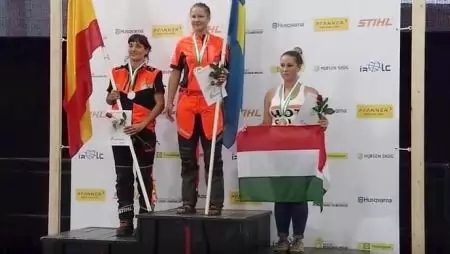 Szép sikert ért el Veres Boglárka a 33. Fakitermelő Világbajnokságon
