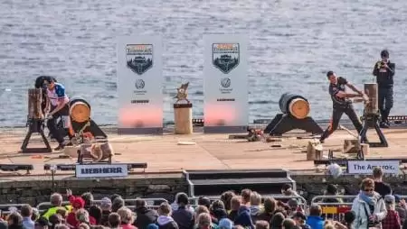 Megmérkőztek a világ legjobb sportfavágói!