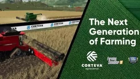 A Corteva Agriscience a Farming Simulator League farm szimulátor bajnokság fő támogatója
