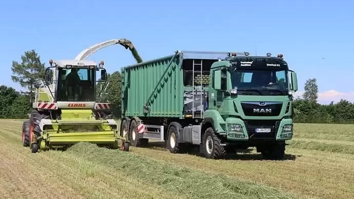 MAN teherautó a gazdáknak