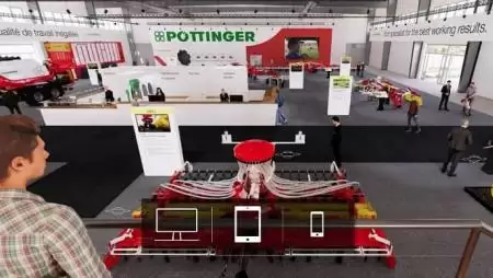 A Pöttinger virtuális vásáron állítja ki új termékeit és fejlesztéseit