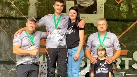 Első felnőtt versenyén letaszította a nagy öregeket a trónról a magyar sportfavágás ifjú reménysége