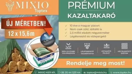 Olcsó megoldás helyett a tartósságra törekednek a gazdák – Létezik jobb megoldás a nejlonfólia helyett a takarmányvédelemre
