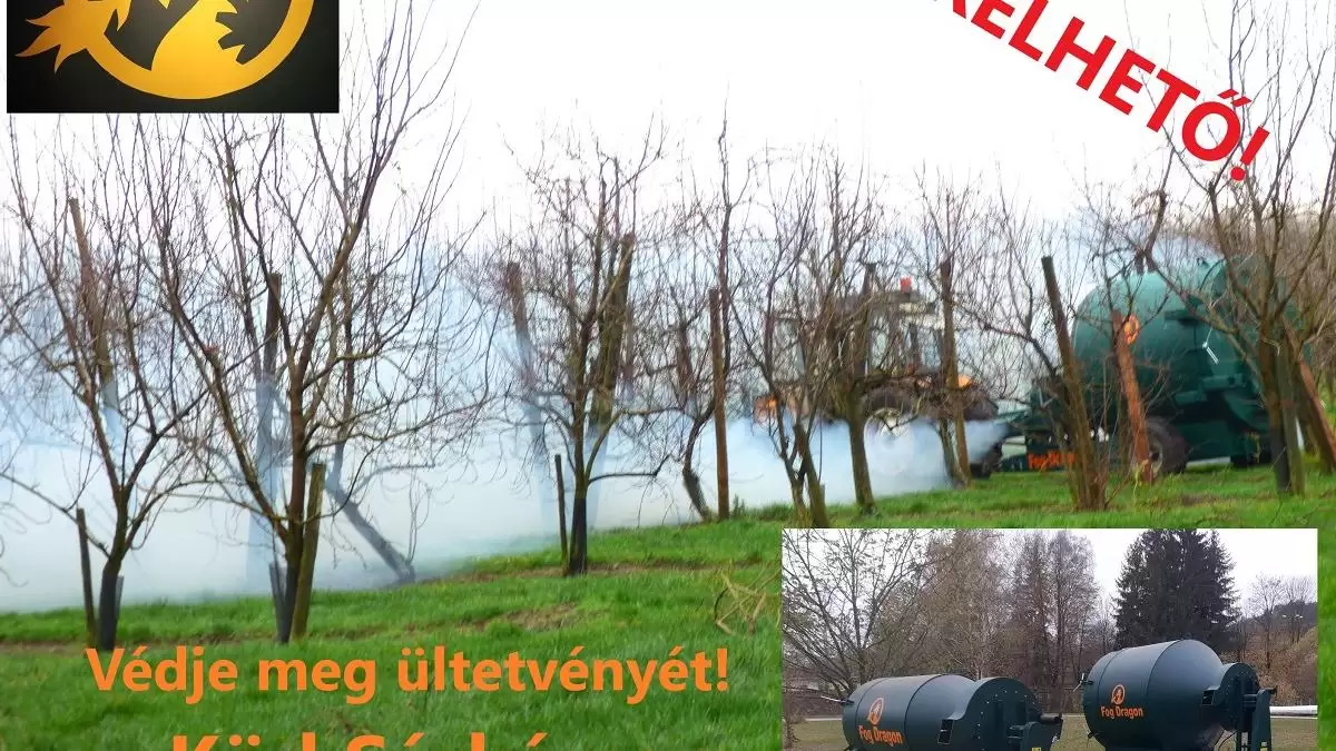 KÖD SÁRKÁNY fagyvédelmi berendezés