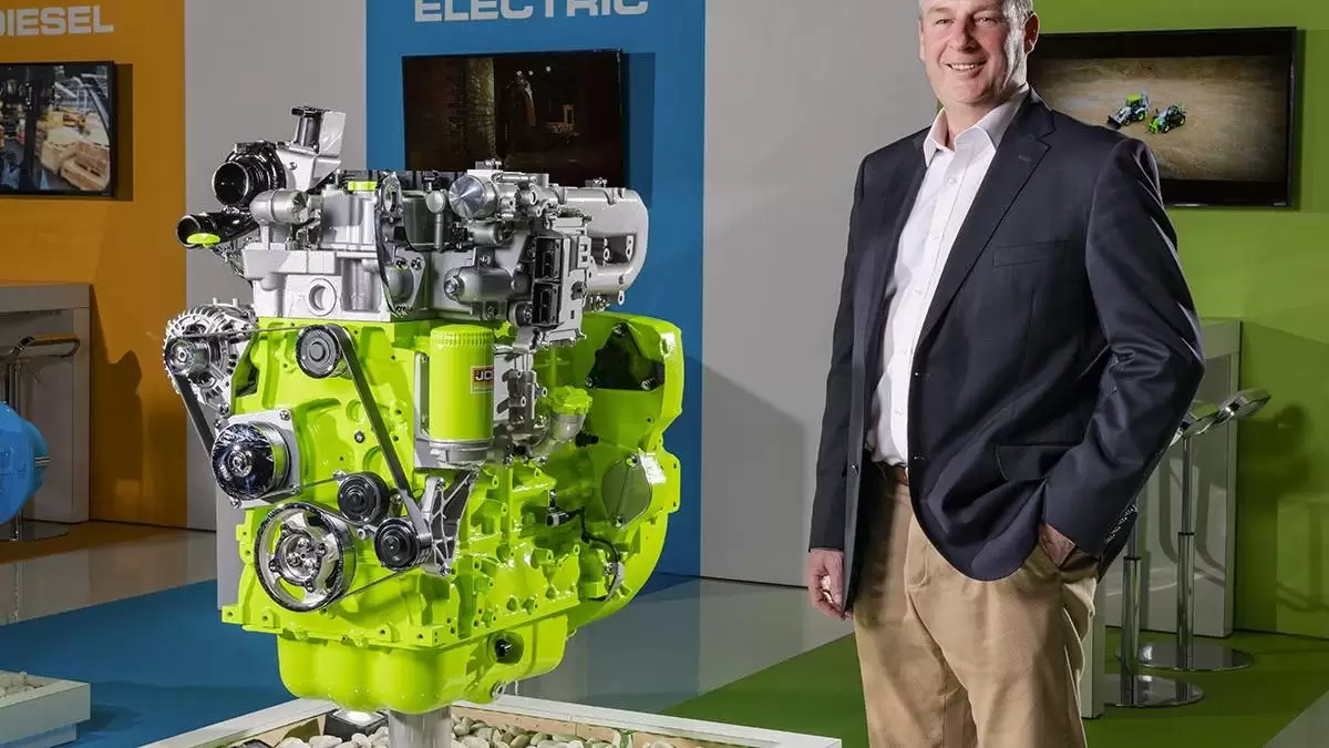 A nagy áttörés: itt a JCB hidrogénmotorja!