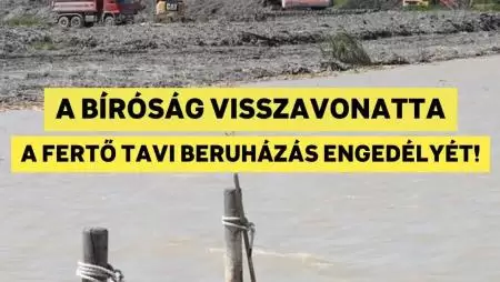 A bíróság visszavonatta a Fertő tavi beruházás engedélyét