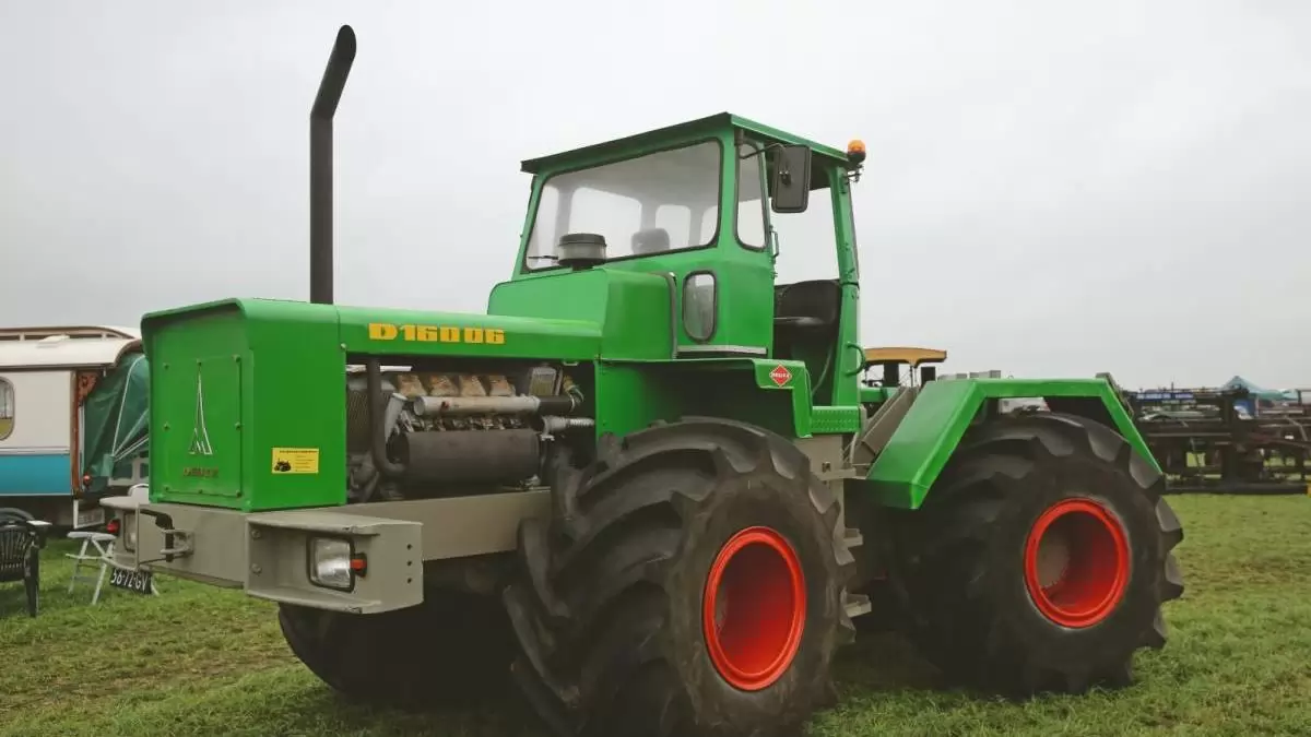 A retró Deutz nagytraktor hangjába azonnal bele lehet szeretni 