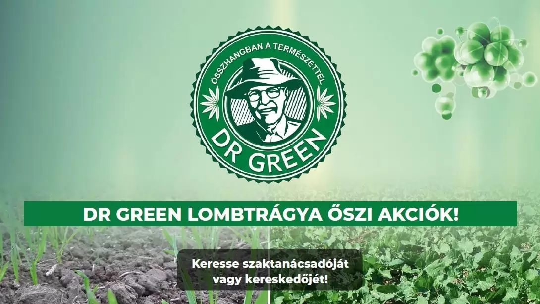 DR GREEN-segítség a tápanyag-utánpótlásban – őszi akciók!