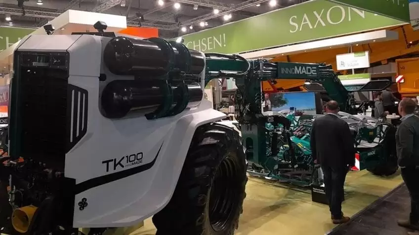 Az Eidam Landtechnik az Agritechnicán mutatta be első önvezető traktora prototípusát 