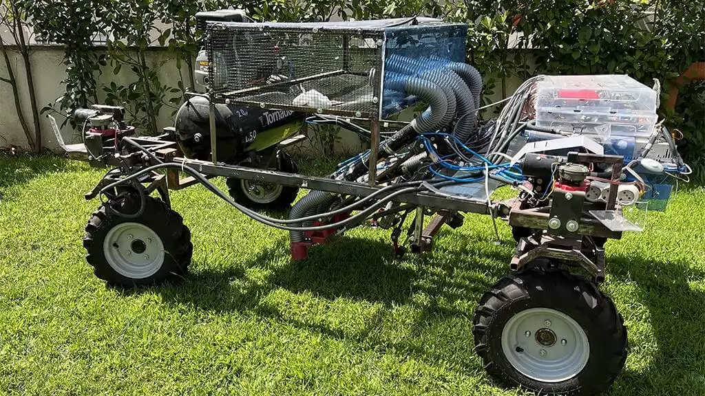 Gyapotszedő robot Törökországból