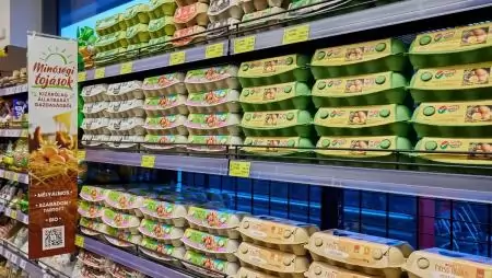 Csak alternatív-, ökológiai-, és szabadtartásból származó tojást árusít 2024-től négy fővárosi SPAR-üzlet