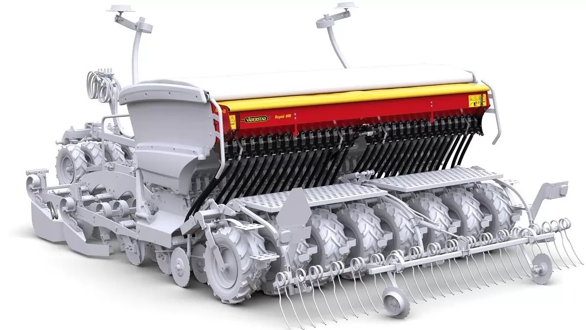 A Väderstad bemutatja a Rapid 300-400C/S nagyobb méretű BioDrill tartályát