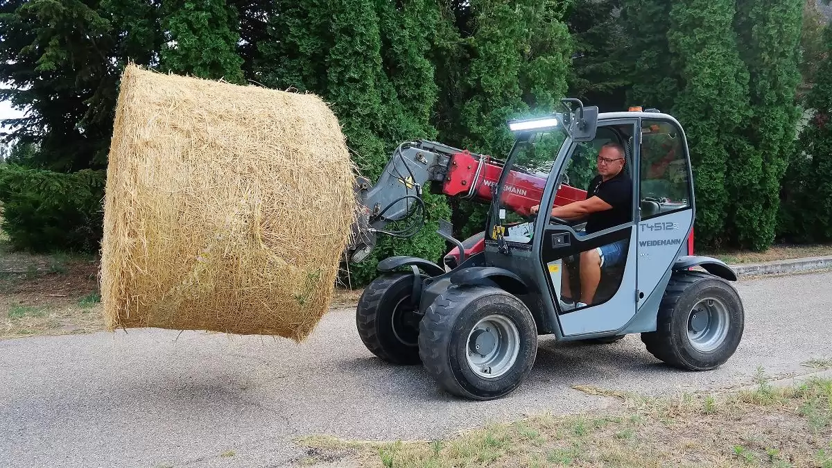 Weidemann T4512 teleszkópos rakodógép – A telep szíve, lelke, motorja