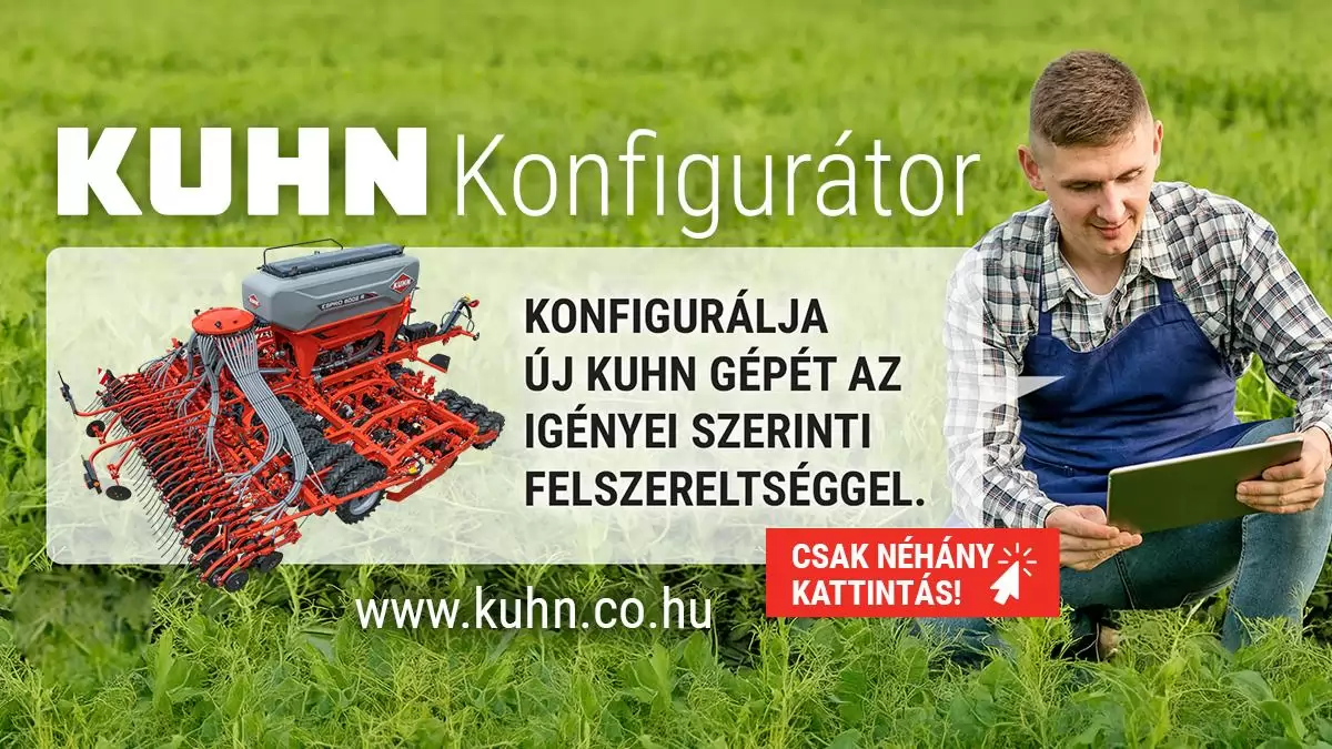 Új korszak a gépválasztásban – itt a KUHN Konfigurátor