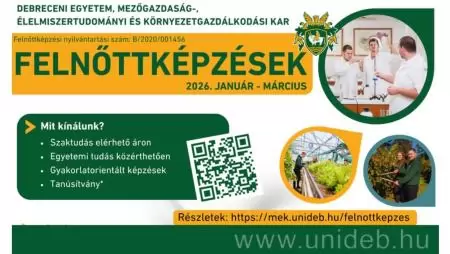 A focacciától a hüllőkön át a disznótorosig – megújult képzési kínálat a DE MÉK-en