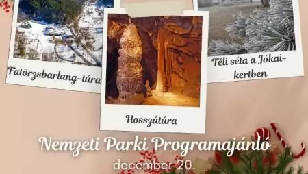  Nemzeti Park hétvégi programajánló december 19-21. – Téli csodák hazánk nemzeti parkjaiban