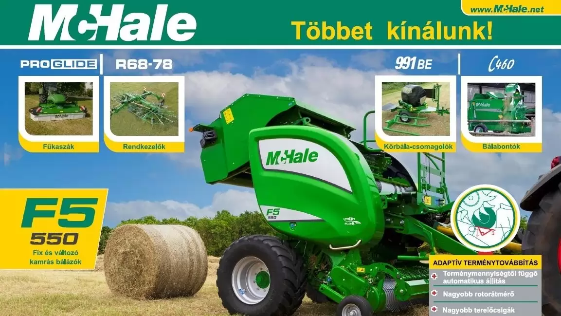 McHale gépek: megbízhatóság és hatékonyság a takarmányozás szolgálatában