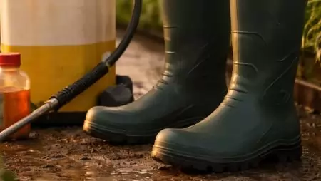 Munkavédelmi gumicsizma szerepe növényi és kertészeti telepeken, üvegházakban