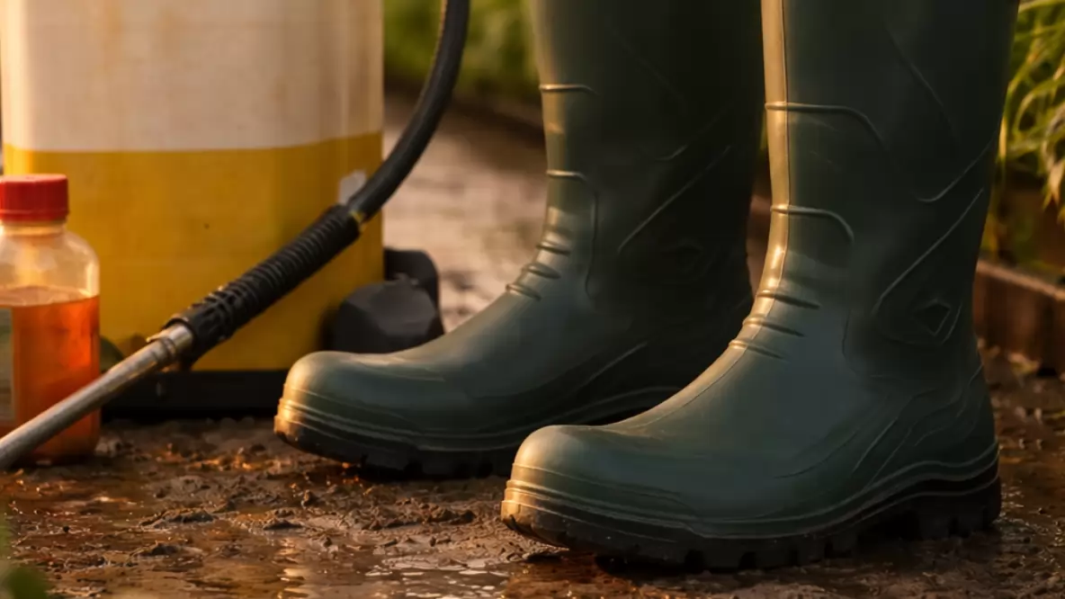 Munkavédelmi gumicsizma szerepe növényi és kertészeti telepeken, üvegházakban