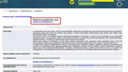 Elérhető az új, csökkentett adattartalmú Gazdálkodási Napló exportformátuma