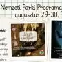 Nemzeti parki programajánló augusztus 29–30.