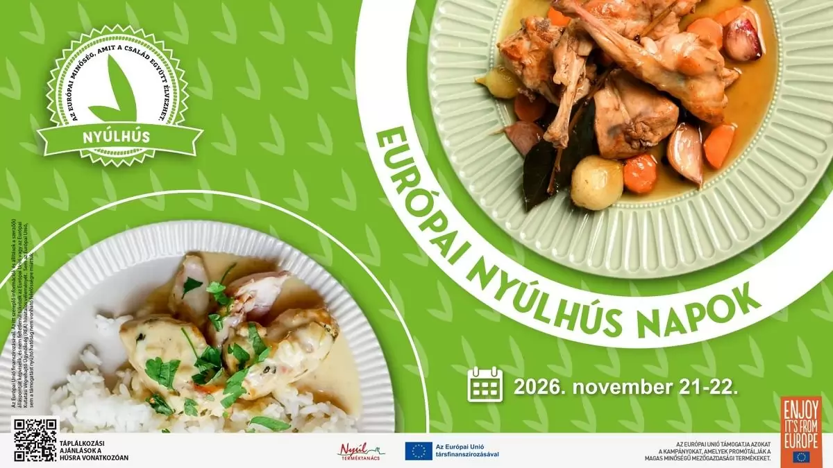 A magyar konyha elfeledett alapanyaga újra helyet kér az asztalon: novemberben újra jönnek az Európai Nyúlhús Napok