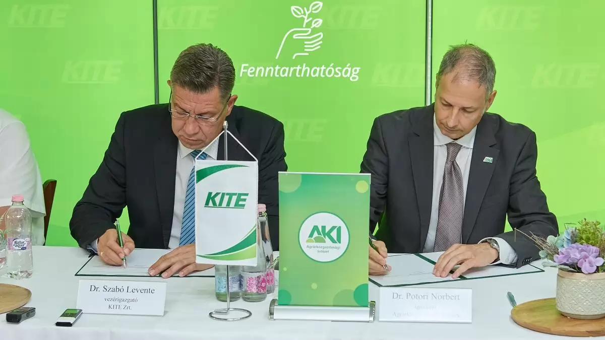 Stratégiai együttműködési megállapodást kötött a KITE és az AKI az adatalapú és fenntartható mezőgazdaságért