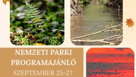 Nemzeti parki programajánló szeptember 25–27.