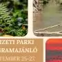 Nemzeti parki programajánló szeptember 25–27.