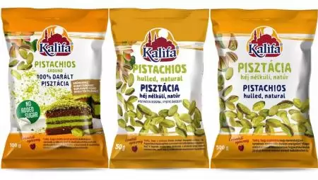 Aflatoxin-szennyezettség miatt Kalifa pisztácia termékeket hívott vissza a Nébih