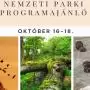 Nemzeti parki programajánló október 16-18.