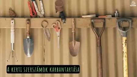 A kerti szerszámok karbantartása