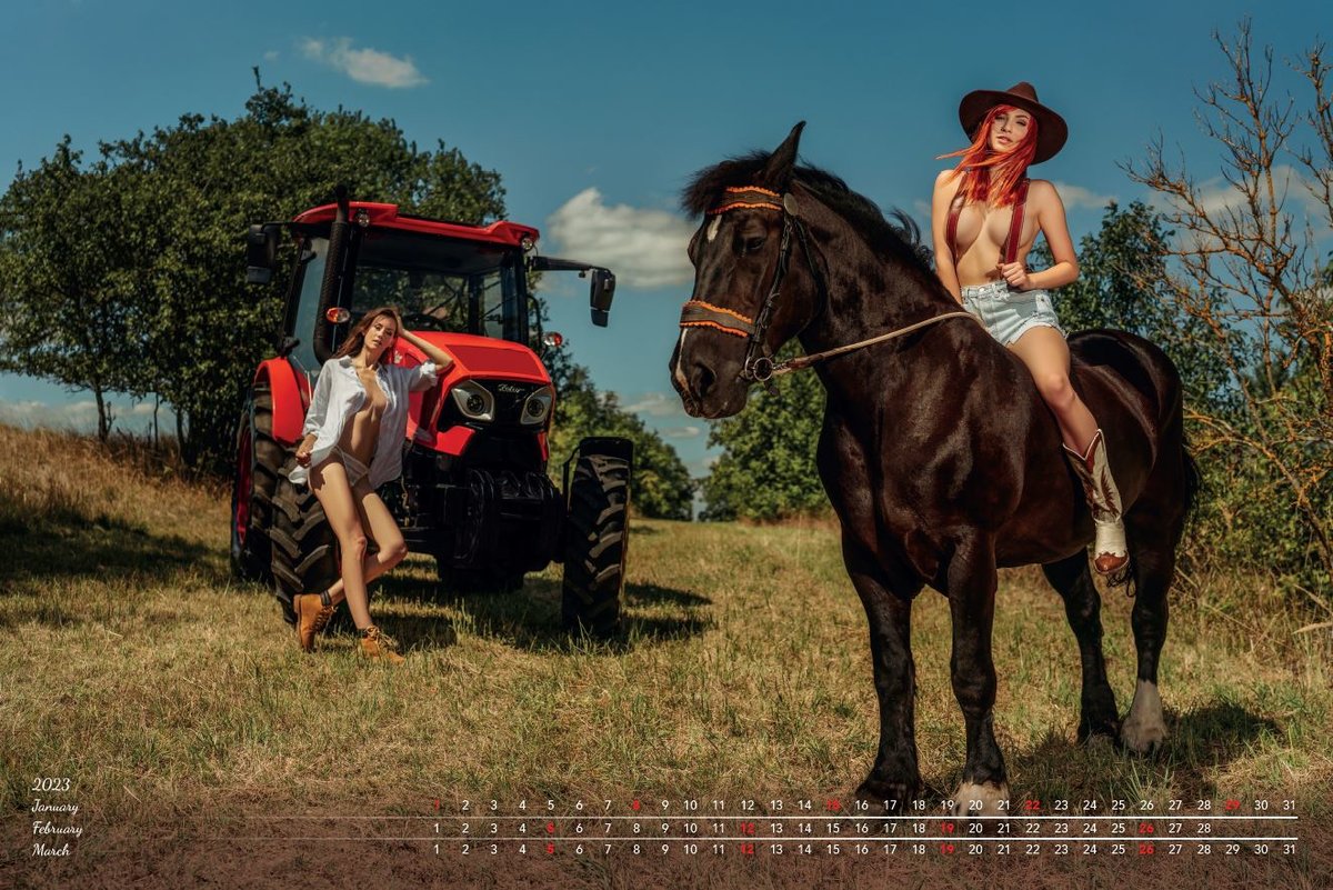 Hölgyekkel és traktorokkal itt a Zetor új naptára, ismét nem kell csalódnunk benne