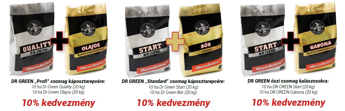 DR GREEN-seg&iacute;ts&eacute;g a t&aacute;panyag-ut&aacute;np&oacute;tl&aacute;sban &ndash; őszi akci&oacute;k!