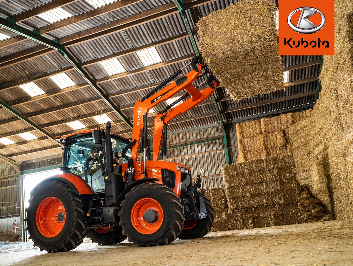 Kubota&reg; M7003: m&eacute;rce a professzion&aacute;lis mezőgazdas&aacute;gi traktorok ter&uuml;let&eacute;n