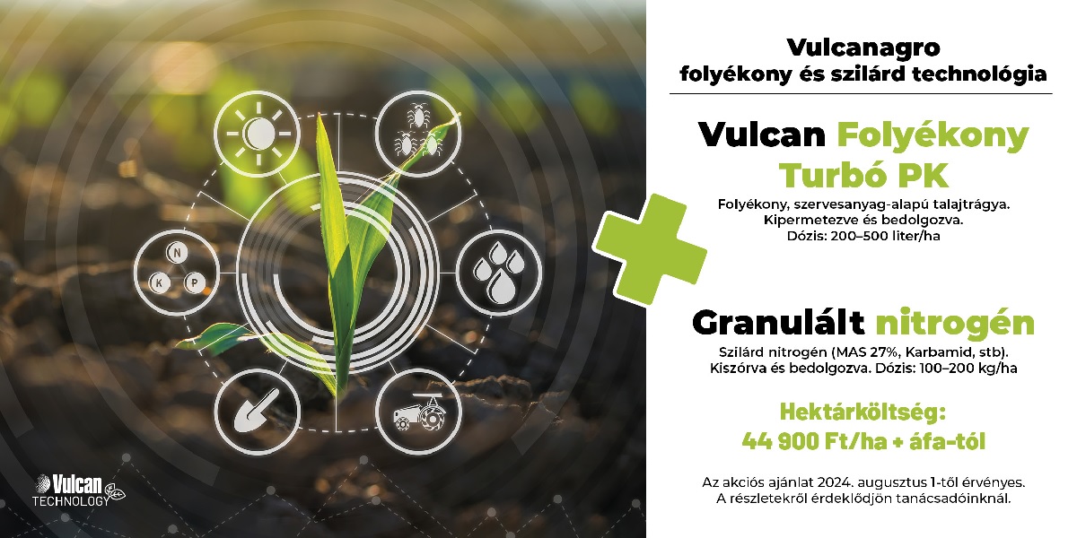 Folyékony alaptrágyázás – súlyos aszály után!