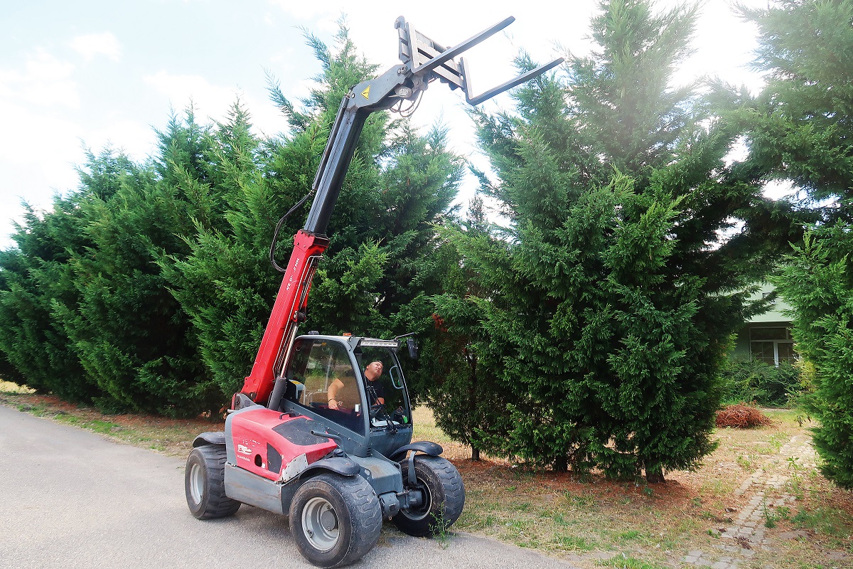 Weidemann T4512 teleszkópos rakodógép – A telep szíve, lelke, motorja