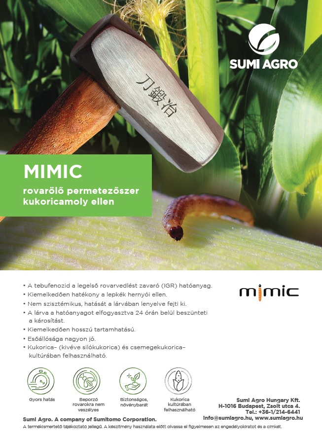 MIMIC – Eltérő hatásmechanizmus a rezisztencia megelőzésére szántóföldi, gyümölcs- és szőlőkultúrákban molykártevők ellen