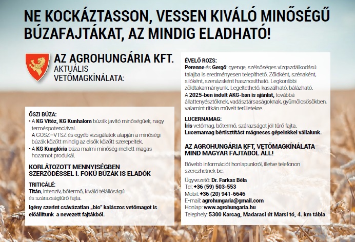 Az &eacute;velő rozs &uacute;j faj: Secale cereanum &ndash; A Perenne &eacute;s Gergő fajt&aacute;k ism&eacute;rveinek le&iacute;r&aacute;sa, termeszt&eacute;s&eacute;nek felt&eacute;telei