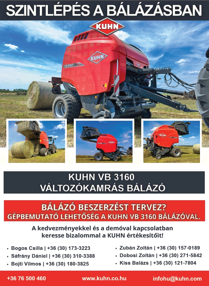  Szintlépés a bálázásban